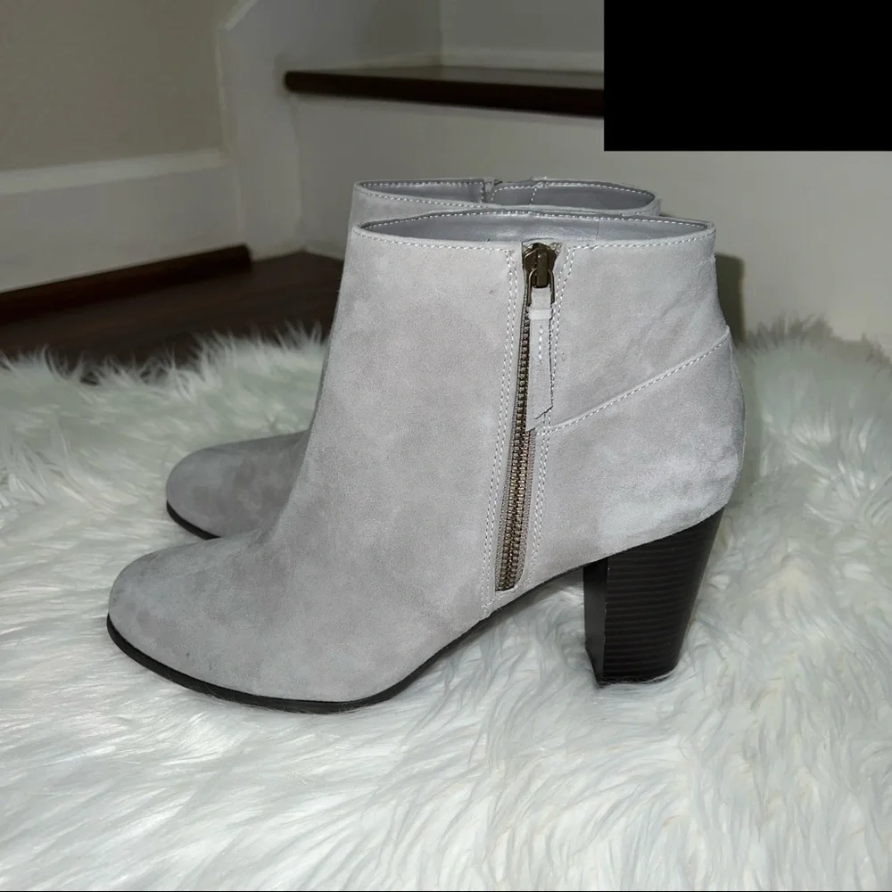 Cole Haan Davenport Bootie Ironstone Suede Gray Size 11
